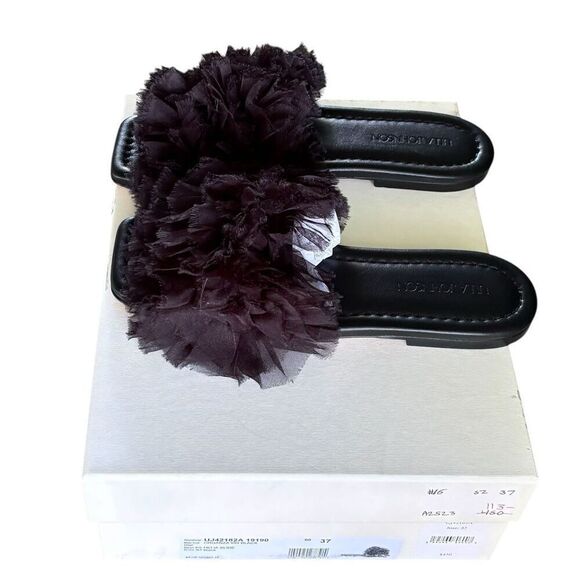 Ulla Johnson Helia Slide in Black NWB Size 37 - Picture 3 of 8